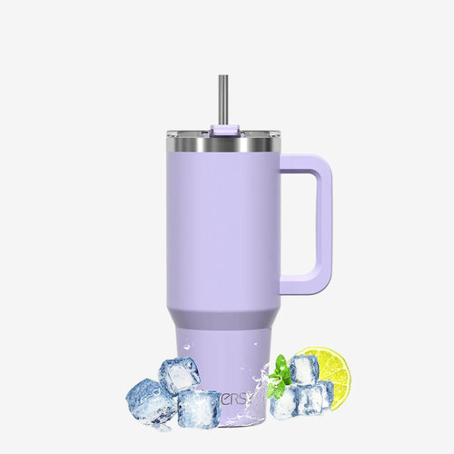 40oz Double Wall Thermal Insulated Tumbler with Handle