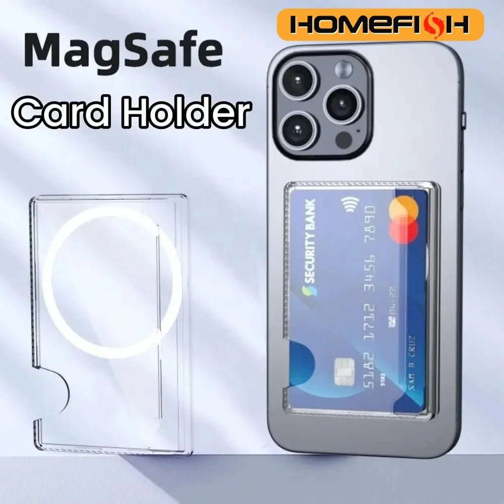 Clear Magnetic Card Holder for Magsafe