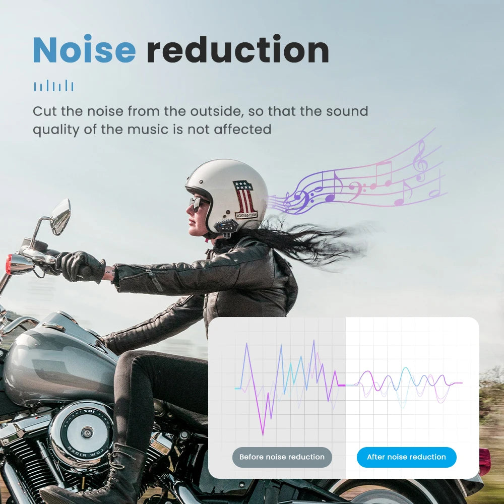 Motorcycle Bluetooth Helmet Headset