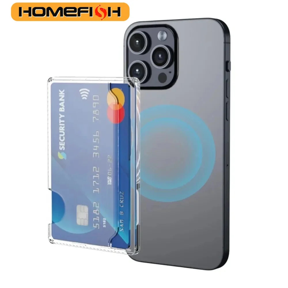 Clear Magnetic Card Holder for Magsafe